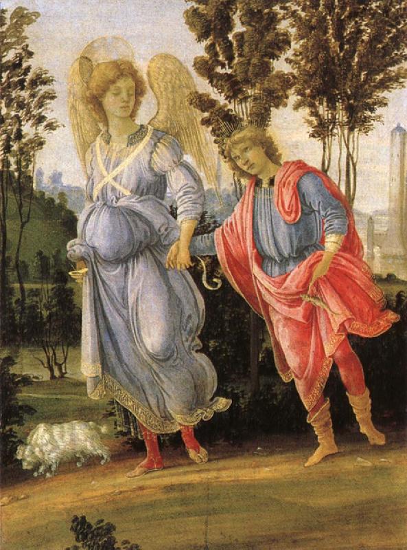 Filippino Lippi Tobias and angeln, probably China oil painting art